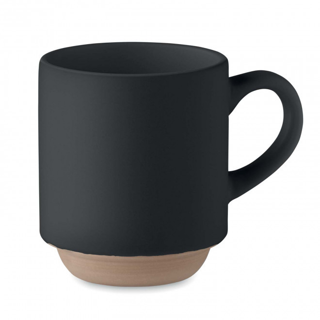 TASSE CERAMIQUE 170 ML PERSONNALISABLE 'BALOW' - noir