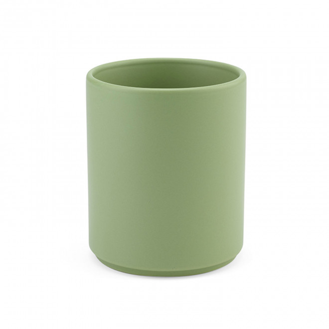 MUG CERAMIQUE 250 ML PERSONNALISABLE 'CAFLO' - vert_mat