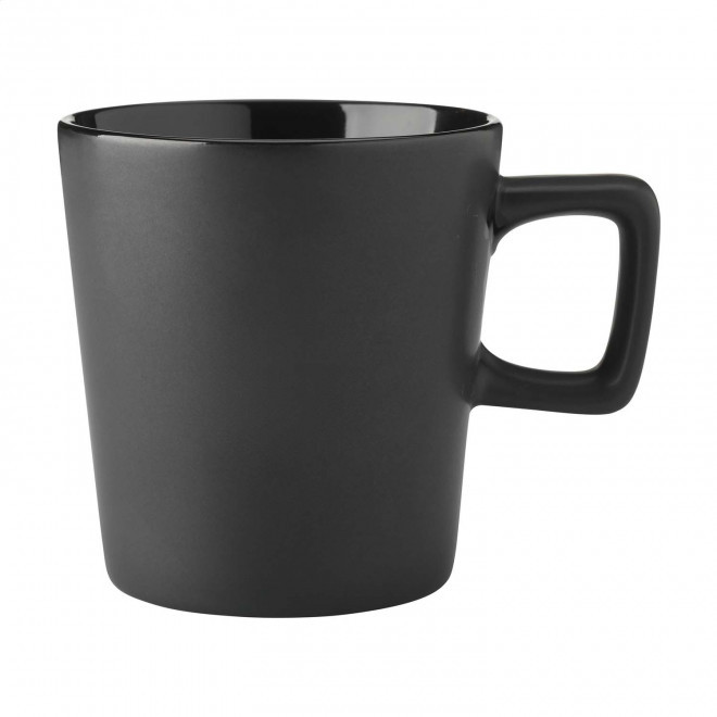 MUG CERAMIQUE 290 ML PERSONNALISABLE 'PANOLO' - noir