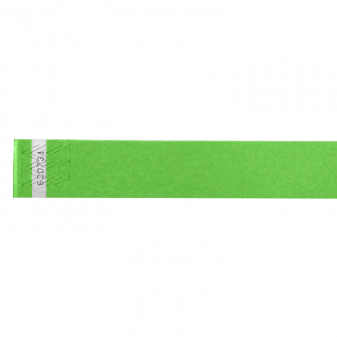 BRACELET EN PAPIER TYVEK® PERSONNALISABLE 'GUEST' 2.5 - lime
