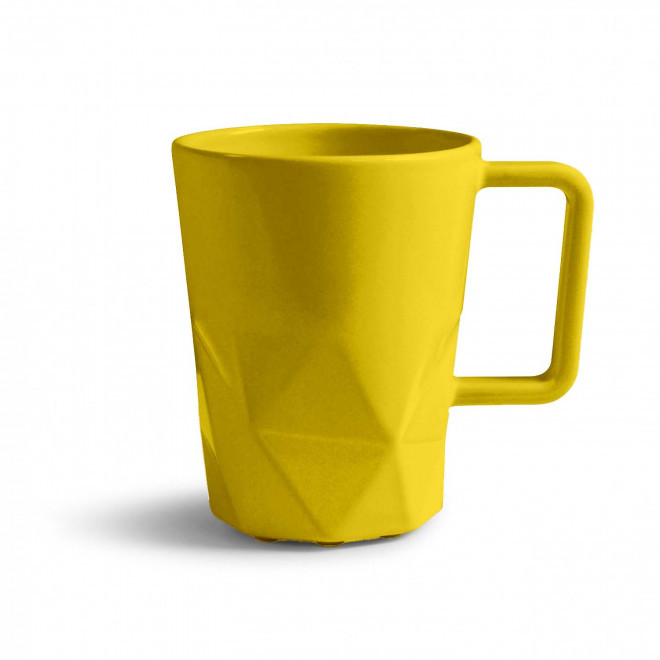 MUG CERAMIQUE PERSONNALISABLE EUROPE 320 ML 'CELESTA' - jaune