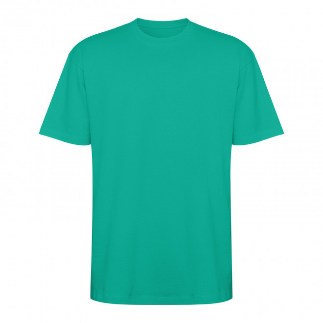 TEE-SHIRT MIXTE COULEUR PERSONNALISE 'BULL' - turquoise