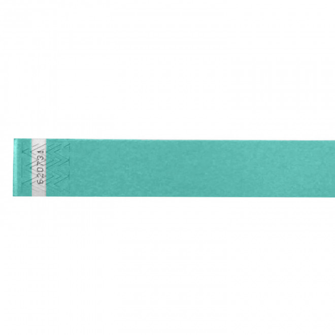 BRACELET EN PAPIER TYVEK® PERSONNALISABLE 'GUEST' 2.5 - aqua