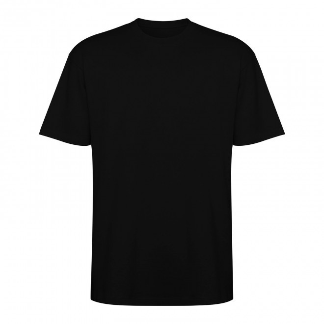 TEE-SHIRT MIXTE COULEUR PERSONNALISE 'BULL' - noir