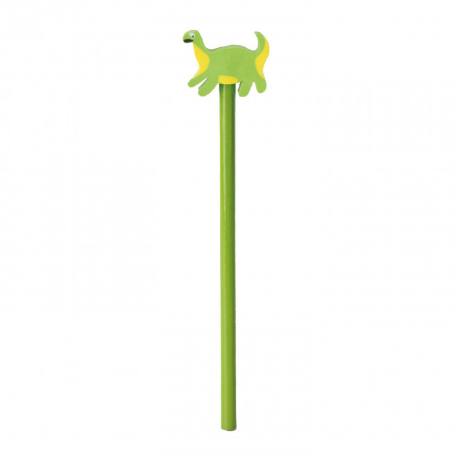 CRAYON EN BOIS PERSONNALISABLE 'GINY'  - dinosaure