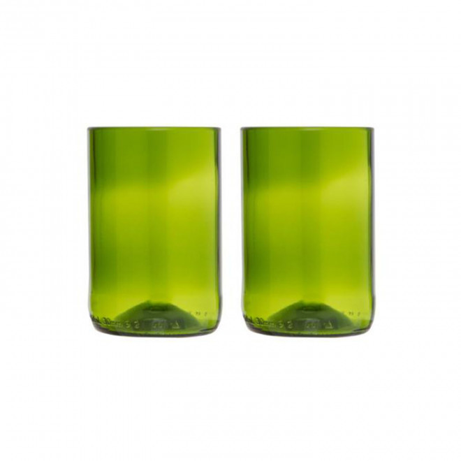 ENSEMBLE DE VERRES PERSONNALISABLE 'RIRE' - vert