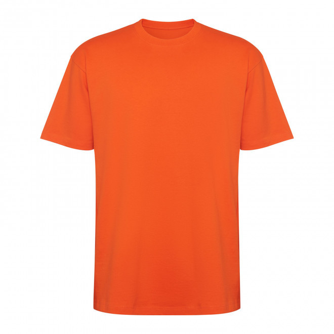 TEE-SHIRT MIXTE COULEUR PERSONNALISE 'BULL' - orange