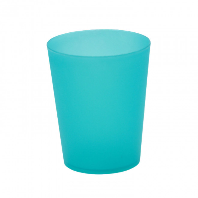 GOBELET REUTILISABLE PERSONNALISABLE 15 CL 'CUP' - turquoise