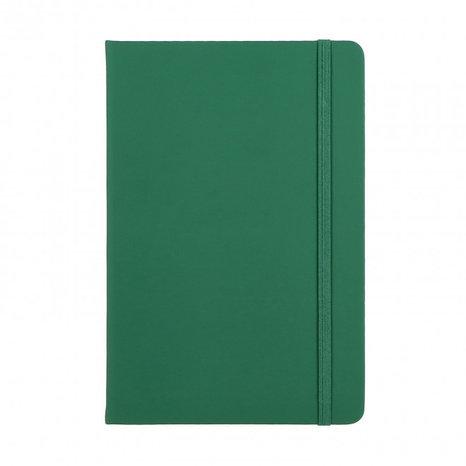 CARNET A5 EN PU PERSONNALISABLE 'TOMASO LIGNE' - vert foncé