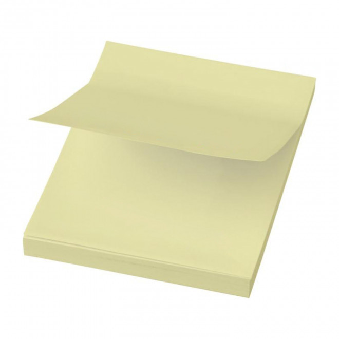 MEMOS REPOSITIONNABLES PUBLICITAIRES 'FORNOTE' 5x7,5 CM - jaune
