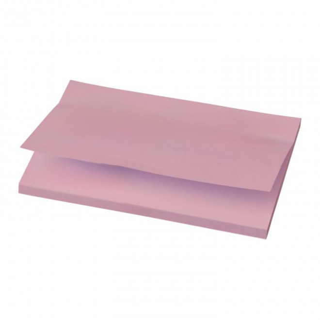 MEMOS REPOSITIONNABLES PUBLICITAIRES 'FORNOTE' 10x7.5 CM - rose