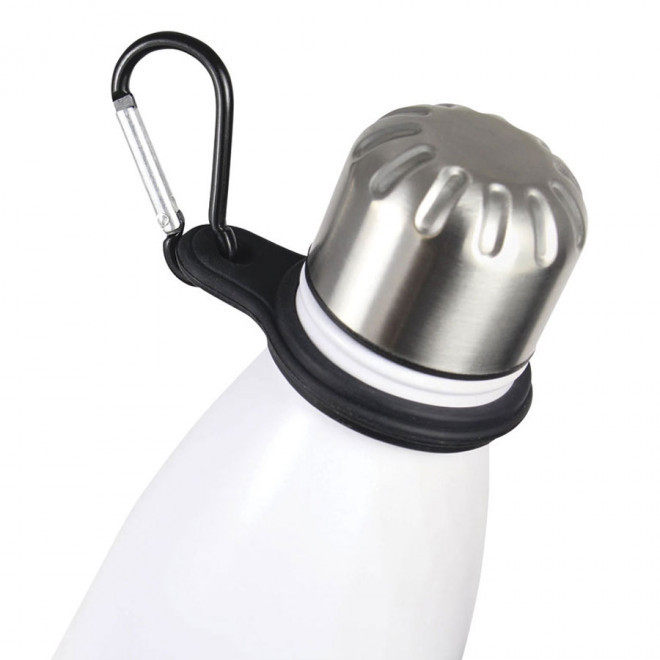 ACCROCHE-MOUSQUETON POUR BOUTEILLE 'NEXO' - noir