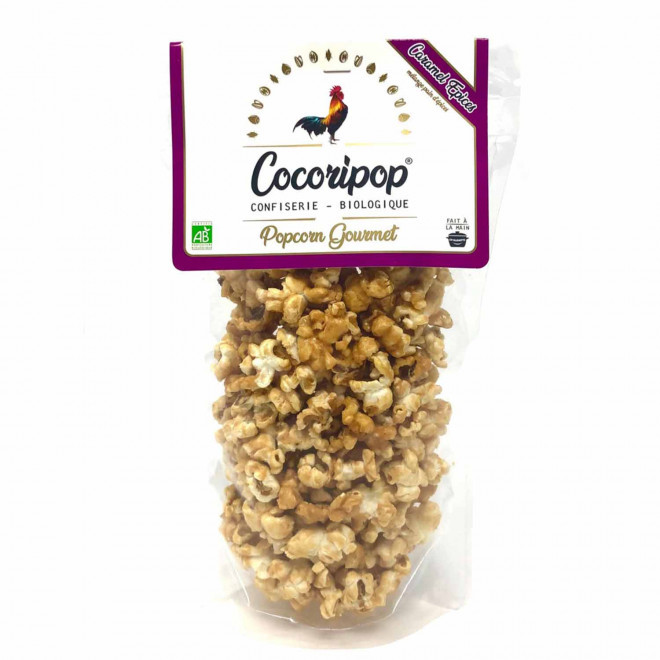 SACHET DE POPCORN 80G COCORIPOP® 'GOURMET' - caramel épices