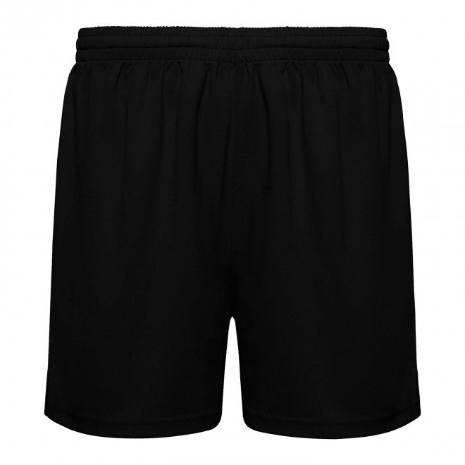 SHORT DE SPORT MIXTE PERSONNALISE 'PLAYER' - noir