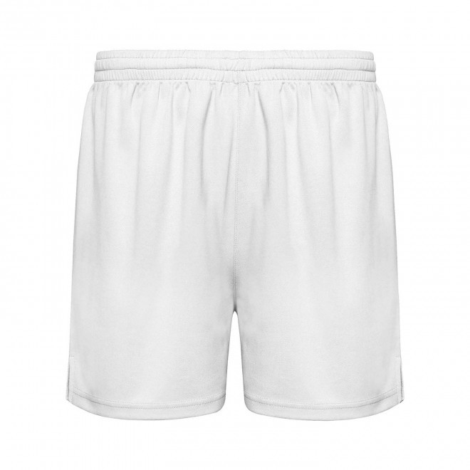 SHORT DE SPORT ENFANT PERSONNALISABLE 'PLAYER' - blanc