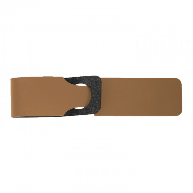 ETIQUETTE BAGAGES PERSONNALISEE MIF EN CUIR 'VINCENT' - nature