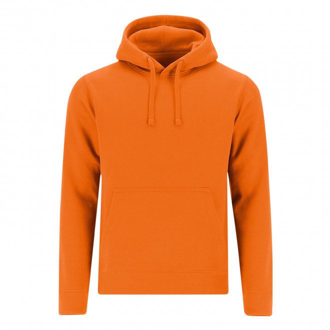 SWEAT-SHIRT MIXTE CAPUCHE PERSONNALISABLE 'MORALIE 2.0' - orange