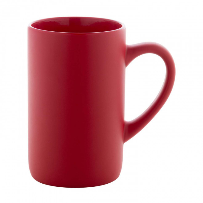 MUG CERAMIQUE PERSONNALISE 380ML 'BITWO' - rouge