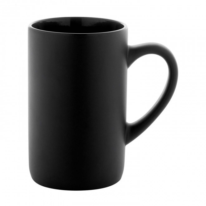 MUG CERAMIQUE PERSONNALISE 380ML 'BITWO' - noir