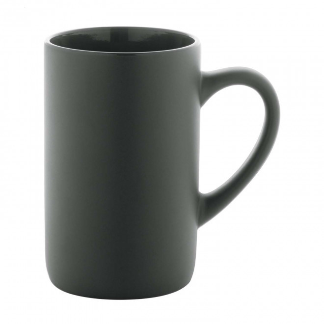 MUG CERAMIQUE PERSONNALISE 380ML 'BITWO' - gris