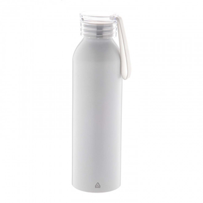 GOURDE ALU RECYCLE PERSONNALISEE 600 ML 'KILIMANDJARI' - blanc