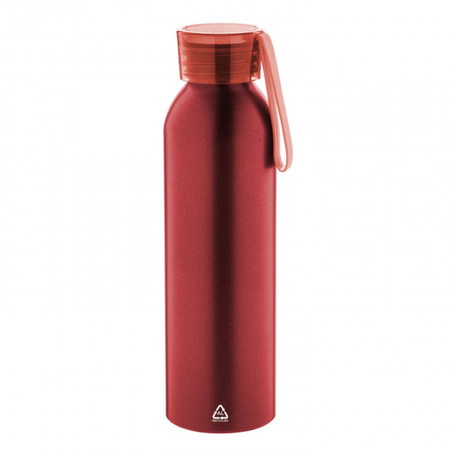 GOURDE ALU RECYCLE PERSONNALISEE 600 ML 'KILIMANDJARI' - rouge