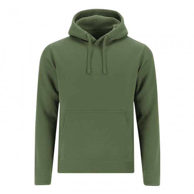 SWEAT-SHIRT MIXTE CAPUCHE PERSONNALISABLE 'MORALIE 2.0' - vert bouteille
