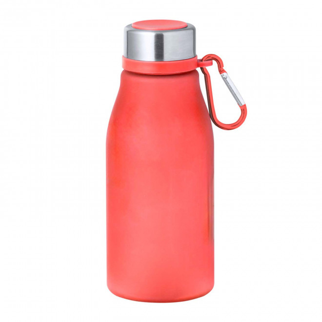 BOUTEILLE RPET PERSONNALISABLE 370 ML 'BRUNOMA MOUSQUETON' - rouge