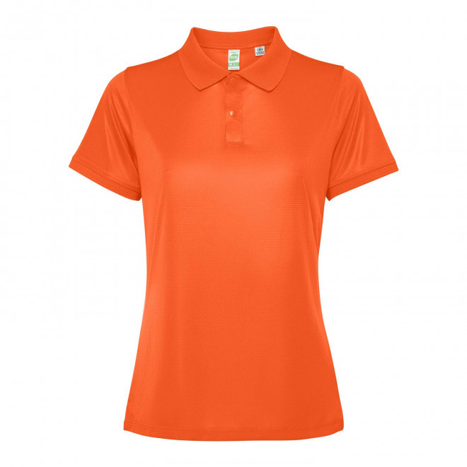 POLO DE SPORT FEMME PERSONNALISABLE 'TORMO' - orange