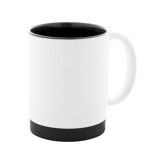 MUG CERAMIQUE 300 ML PERSONNALISABLE 'CLAUDIA' - noir