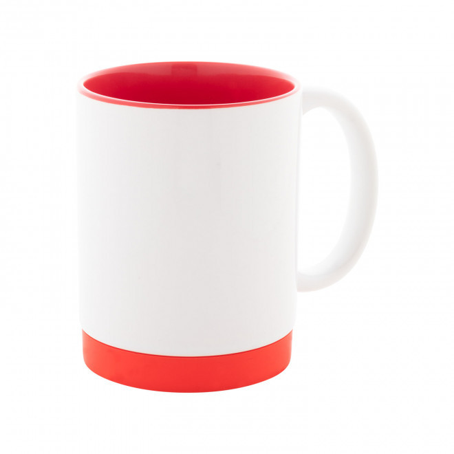 MUG CERAMIQUE 300 ML PERSONNALISABLE 'CLAUDIA' - rouge