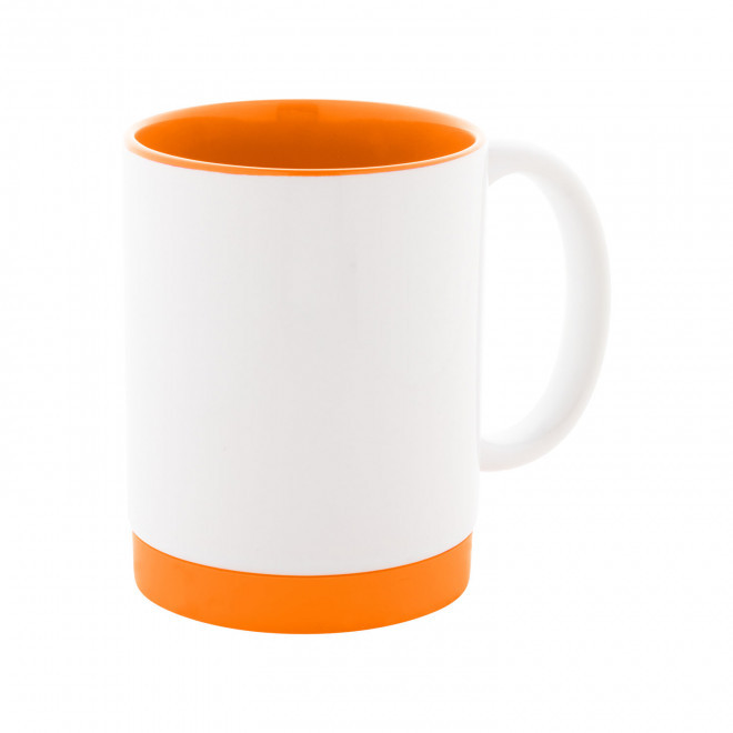 MUG CERAMIQUE 300 ML PERSONNALISABLE 'CLAUDIA' - orange