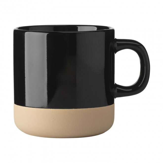 MUG CERAMIQUE 360ML PERSONNALISABLE 'GROY' - noir