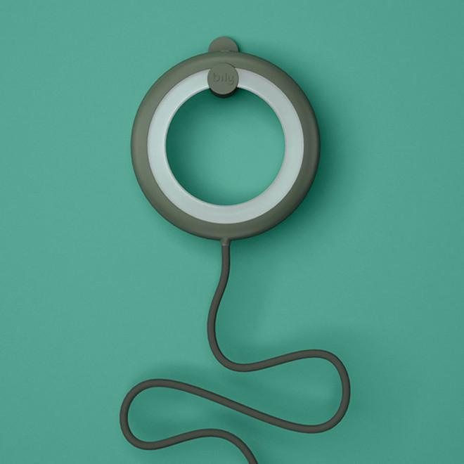 RING LIGHT PERSONNALISÉE XOOPAR® 'BILY' - kaki