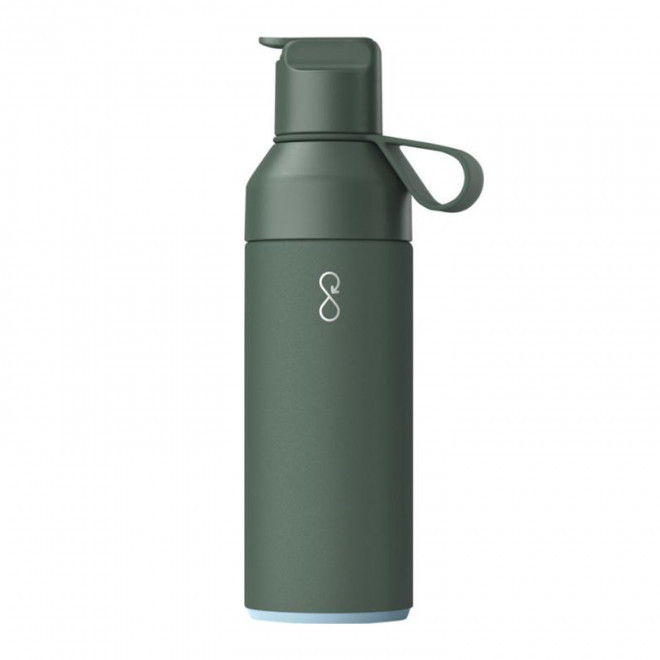 BOUTEILLE ISOTHERME 500 ML PERSONNALISABLE 'OCEAN GO' - vert forêt