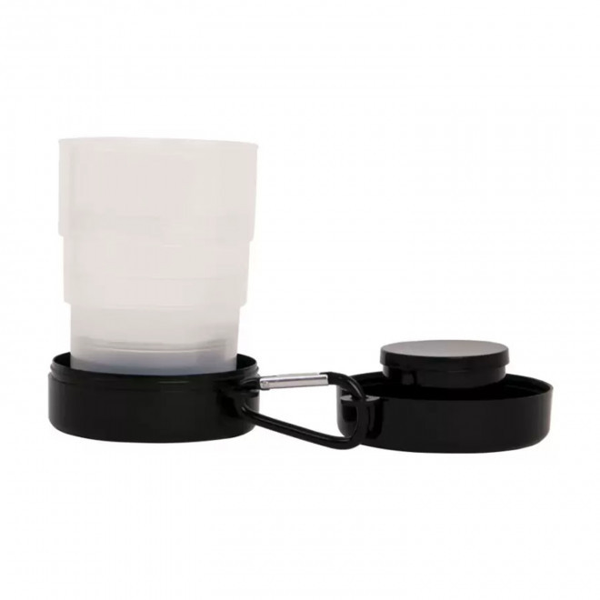 EXPRESS 24H - GOBELET PUBLICITAIRE PLIABLE 'PESSOA' - noir