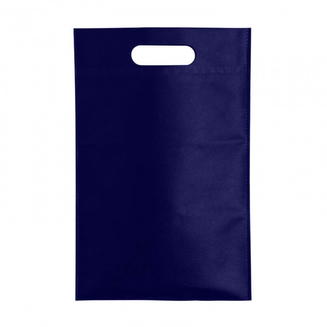 SAC PERSONNALISABLE NON TISSE POUR CHAUSSURES 'RIVAL CHAUSSURE' - bleu marine