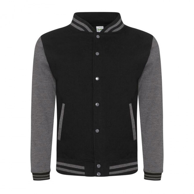VESTE PERSONNALISÉE SWEAT 'PITCHER' - noir/charbon