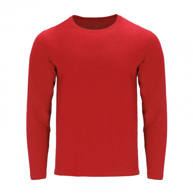 TEE-SHIRT MIXTE ML PERSONNALISABLE 'HAWKO' - rouge