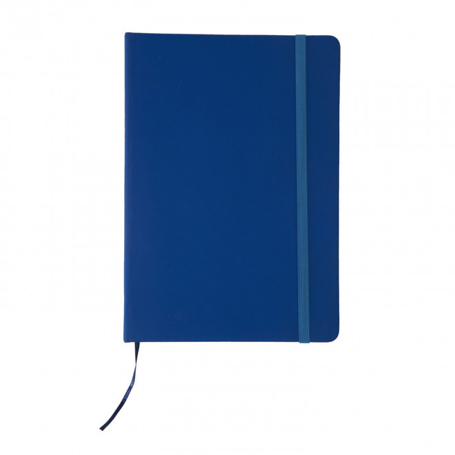 CARNET A5 PERSONNALISABLE 'TOMASA' - bleu foncé