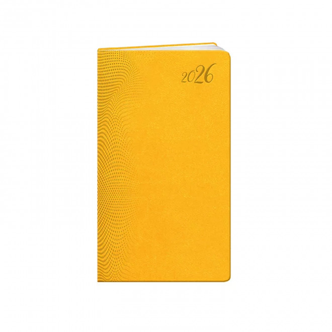 AGENDA PERSONNALISÉ 2026 PERSONNALISABLE 'PHARO' - jaune