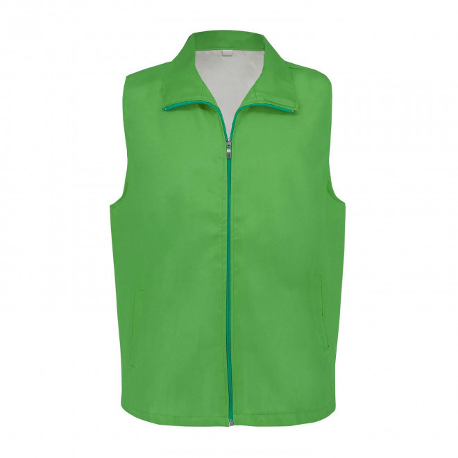 GILET TRAVAIL MIXTE PERSONNALISE 'GILTA' - vert
