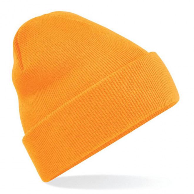 BONNET PERSONNALISÉ AVEC RABAT 'CAPELINO' - orange fluo