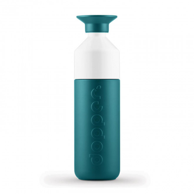 BOUTEILLE EN MÉTAL PERSONNALISÉE DOPPER® 580ML 'LOSTRI' - bleu canard