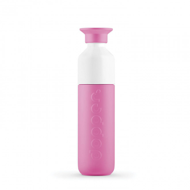 BOUTEILLE EN MÉTAL PERSONNALISÉE DOPPER® 350ML 'LOSTRI' - rose