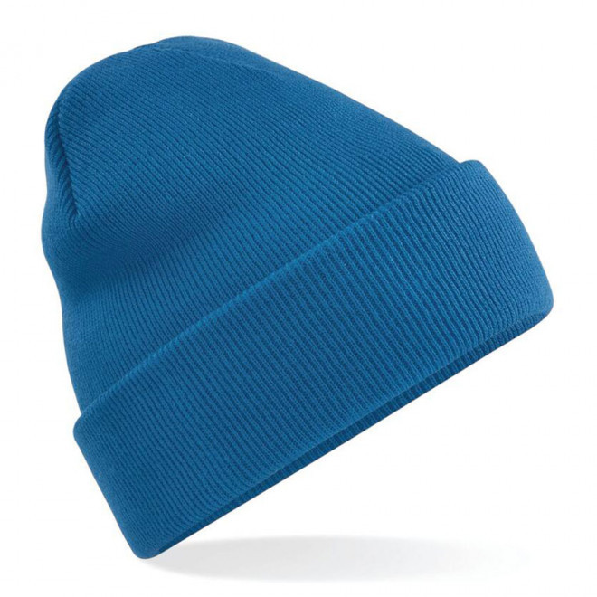 BONNET PERSONNALISÉ AVEC RABAT 'CAPELINO' - bleu petrole
