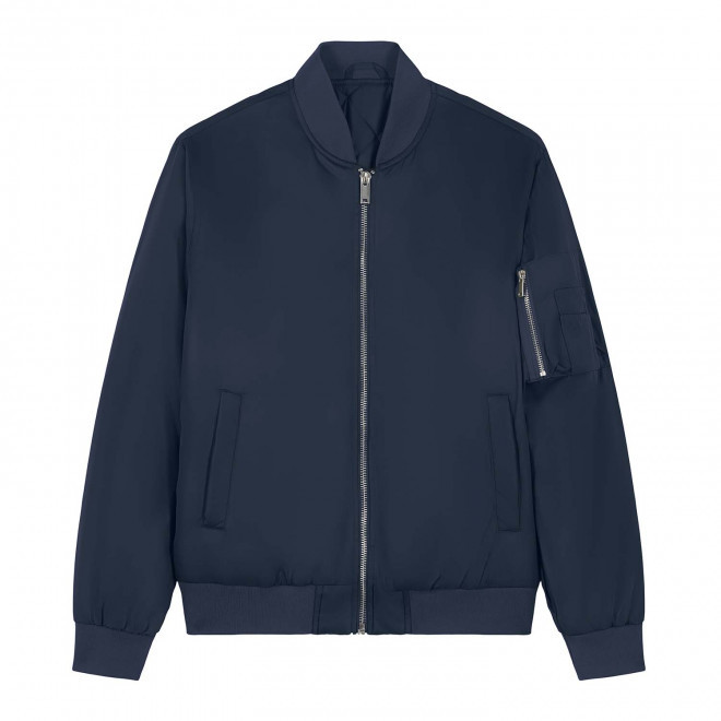 VESTE BOMBER PERSONNALISEE UNISEXE 'BOMBER 2.0' - bleu marine