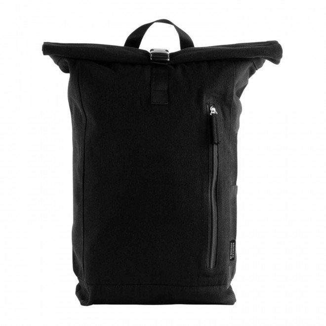 SAC A DOS ROLL TOP RECYCLE  'MIXTO' - noir