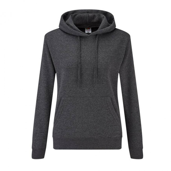 SWEAT PERSONNALISÉ FEMME 'FOXFORD' - noir chiné