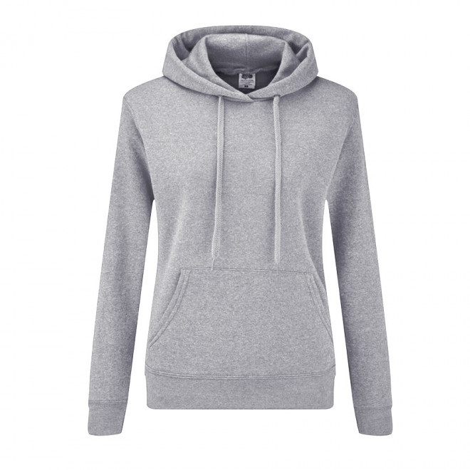 SWEAT PERSONNALISÉ FEMME 'FOXFORD' - gris chiné
